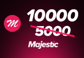 Majestic RP - 10 000 MC HALF-PRICE CIS Promo Code