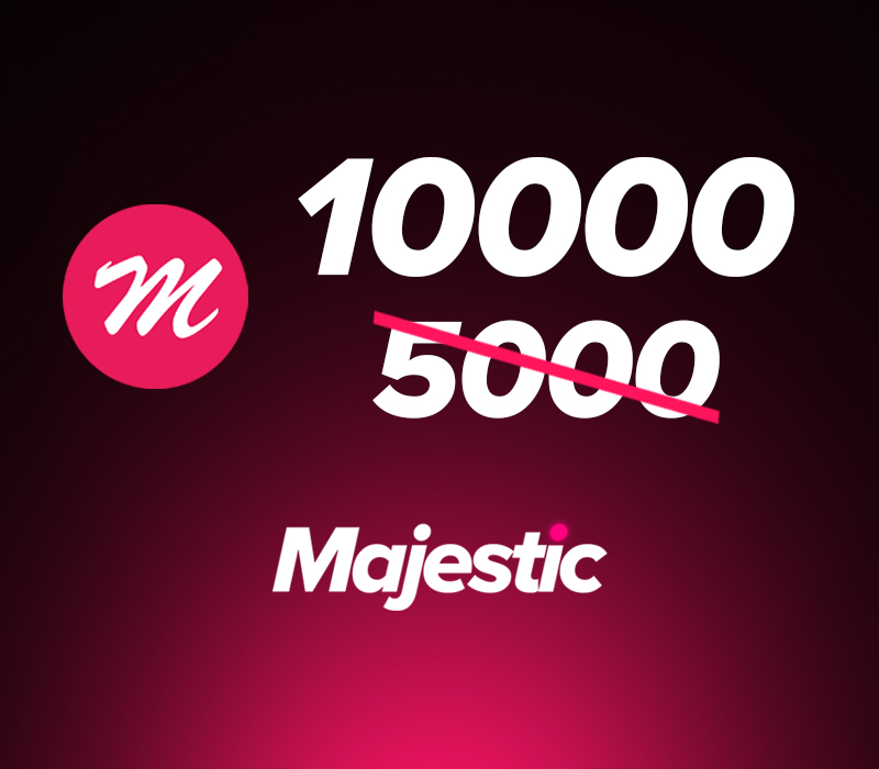 

Majestic RP - 10 000 MC HALF-PRICE CIS Promo Code