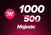 Majestic RP - 1 000 MC HALF-PRICE CIS Promo Code