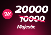 Majestic RP - 20 000 MC HALF-PRICE CIS Promo Code