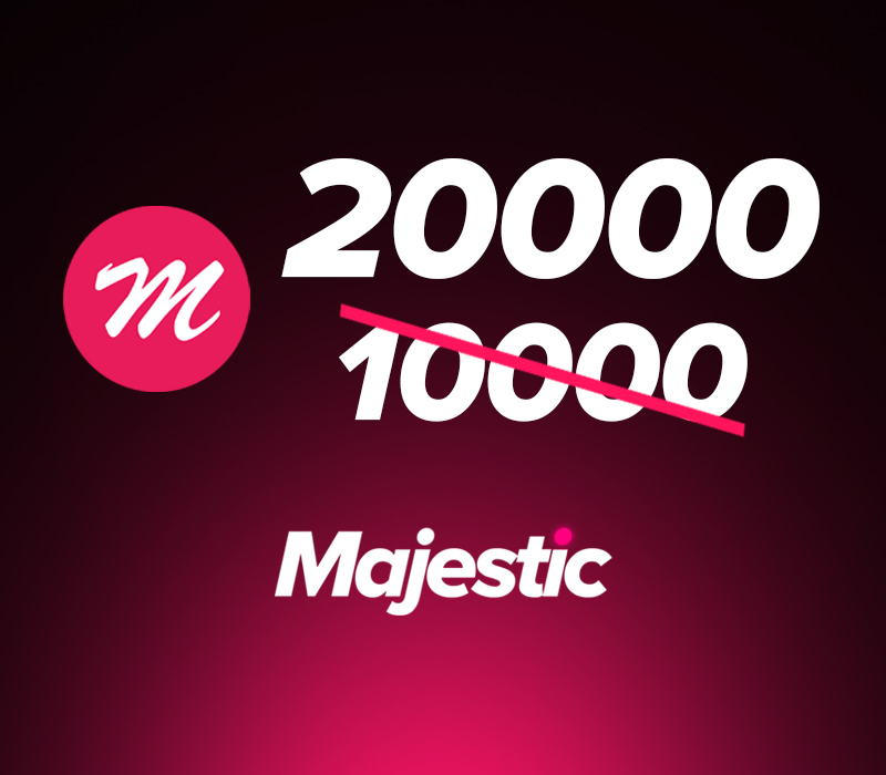 

Majestic RP - 20 000 MC HALF-PRICE CIS Promo Code