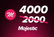 Majestic RP - 4000 MC HALF-PRICE CIS Promo Code