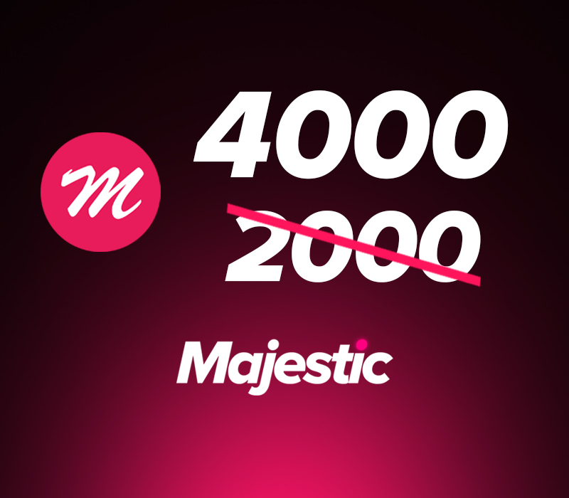 

Majestic RP - 4000 MC HALF-PRICE CIS Promo Code