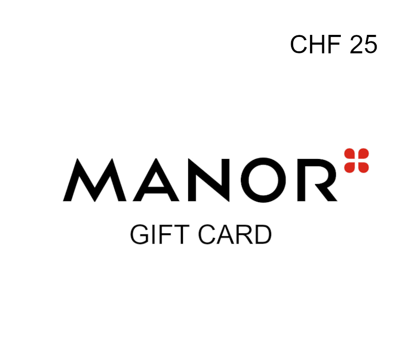 

Manor CHF 25 Gift Card CH