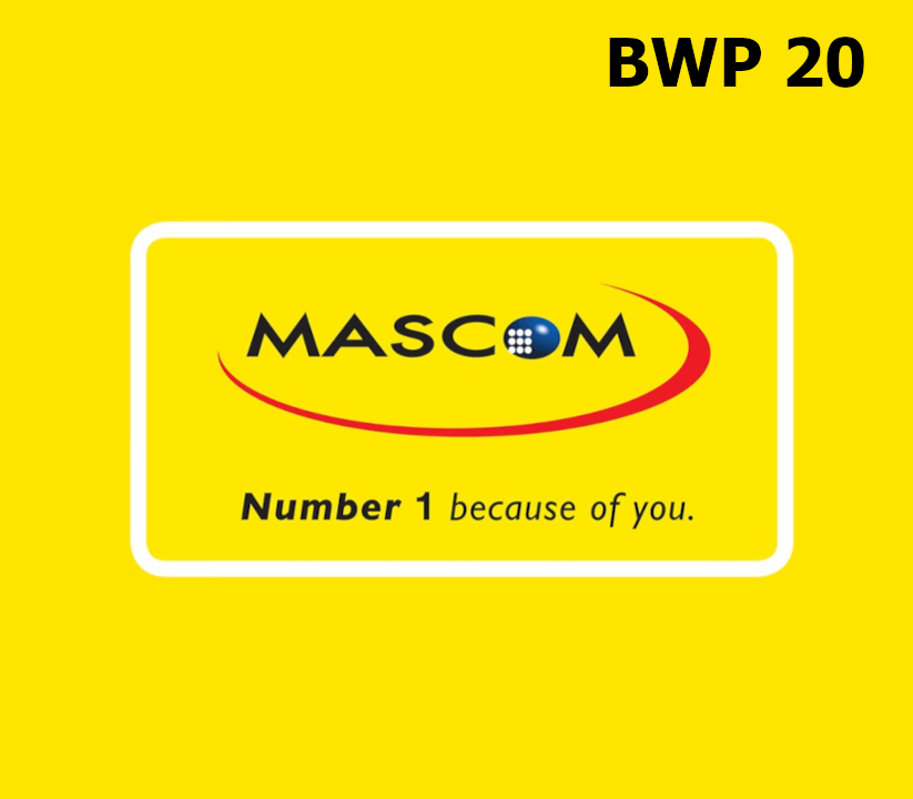 

Mascom 20 BWP Mobile Gift Card BW