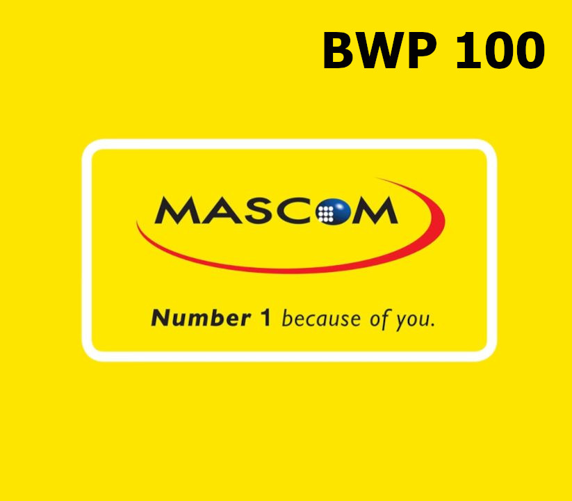 

Mascom 100 BWP Mobile Top-up BW