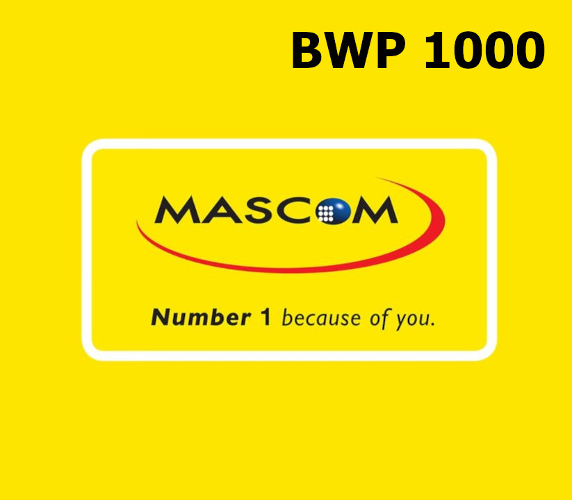 Mascom 1000 BWP Mobile Top-up BW