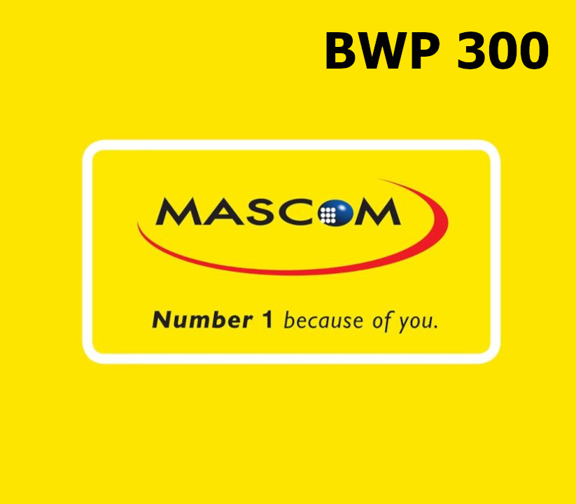 

Mascom 300 BWP Mobile Top-up BW