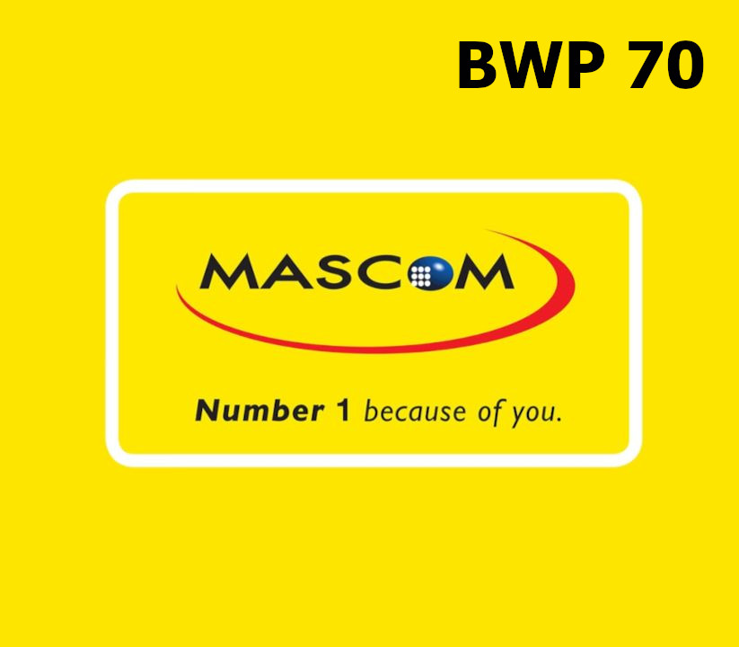 

Mascom 70 BWP Mobile Top-up BW