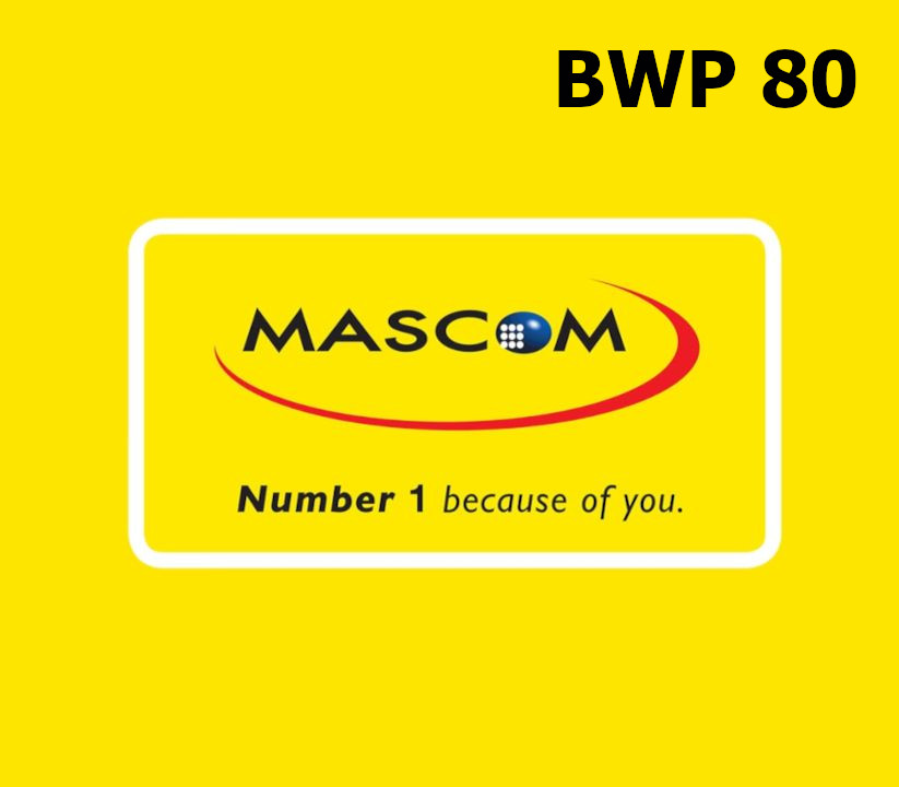 

Mascom 80 BWP Mobile Top-up BW