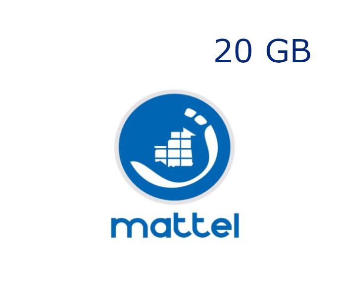 

Mattel 20 GB Data Mobile Top-up MR