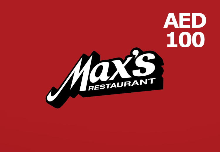 Maxs Restaurant 100 AED Gift Card AE