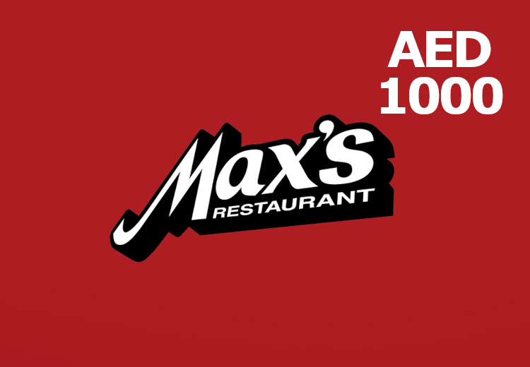 Maxs Restaurant 1000 AED Gift Card AE