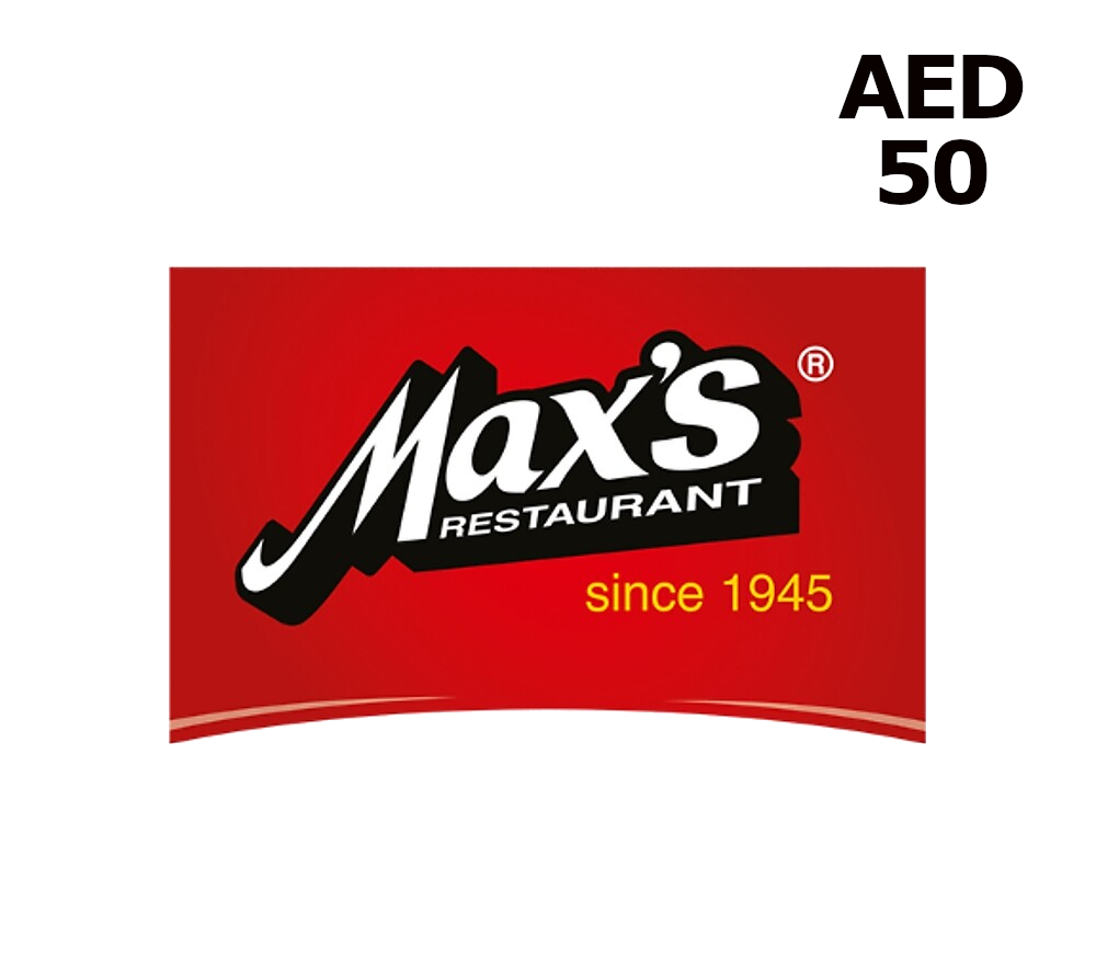 

Max's Restaurant 50 AED Gift Card AE