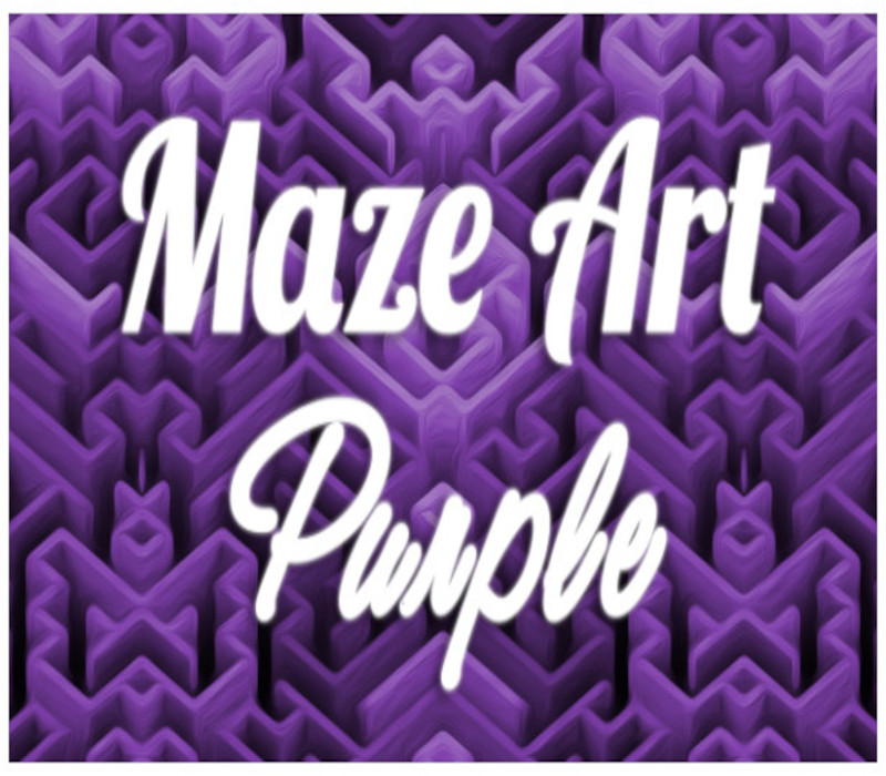 Maze Art: Purple Steam