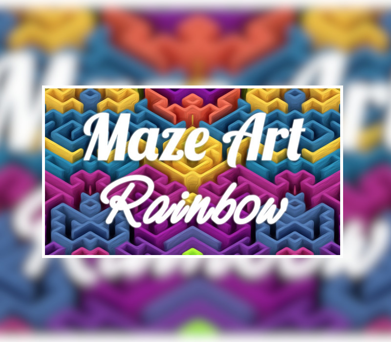 Maze Art: Rainbow Steam