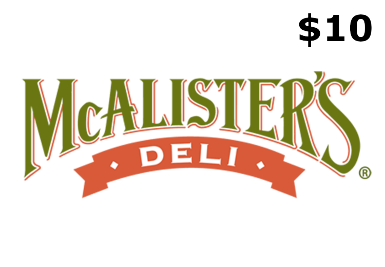 McAlisters $10 Gift Card US