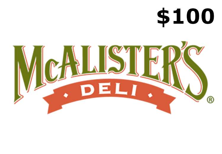 McAlisters $100 Gift Card US