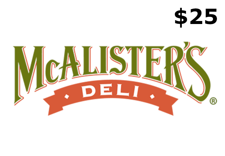 McAlisters $25 Gift Card US