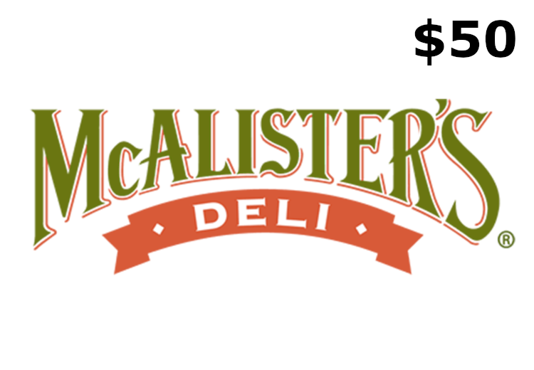 McAlisters $50 Gift Card US