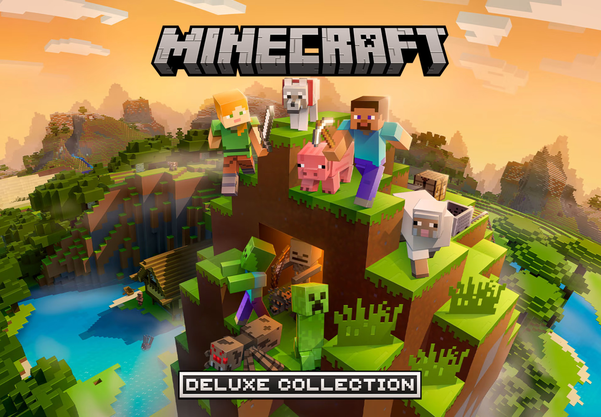 Minecraft Deluxe Collection With Java & Bedrock Edition For PC US Windows 10 CD Key