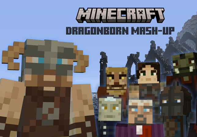 Minecraft - Dragonborn Mash-up DLC AR XBOX One CD Key