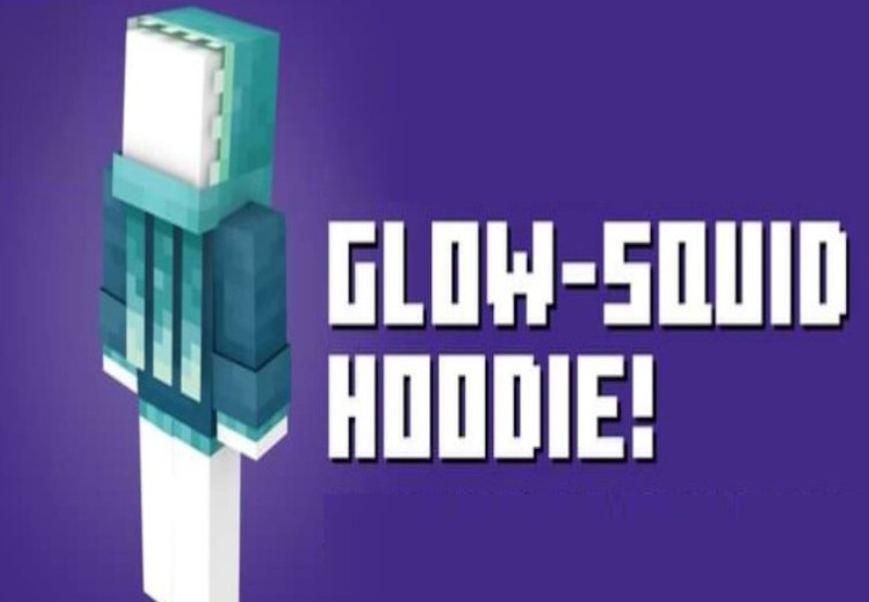 Minecraft - Glow Squid Hoodie DLC XBOX One / Xbox Series X|S / PC CD Key screenshot 1