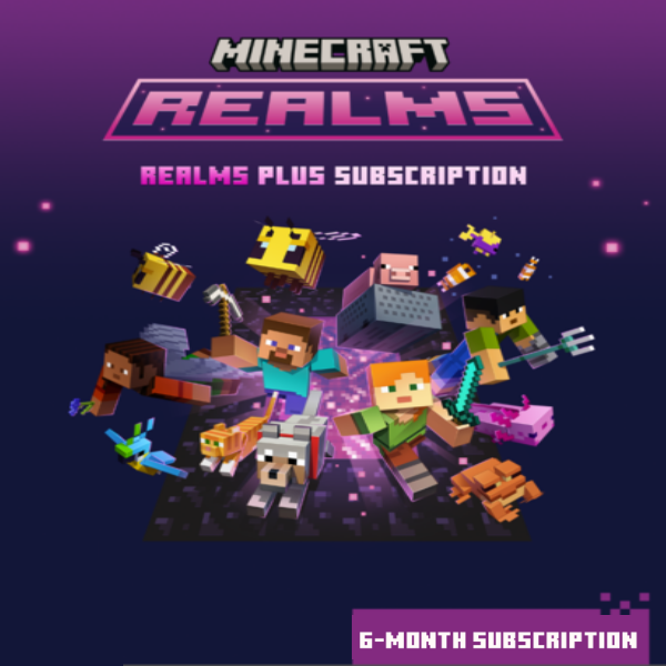 Minecraft Realms Plus 6-Month Subscription XBOX One / Xbox Series X|S / Windows 10 CD Key