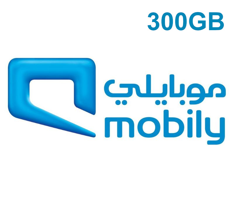 

Mobily 300GB Data Gift Card SA