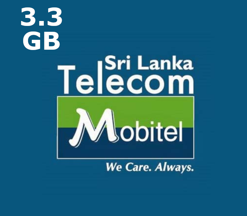 

Mobitel 3.3 GB Data Mobile Top-up LK