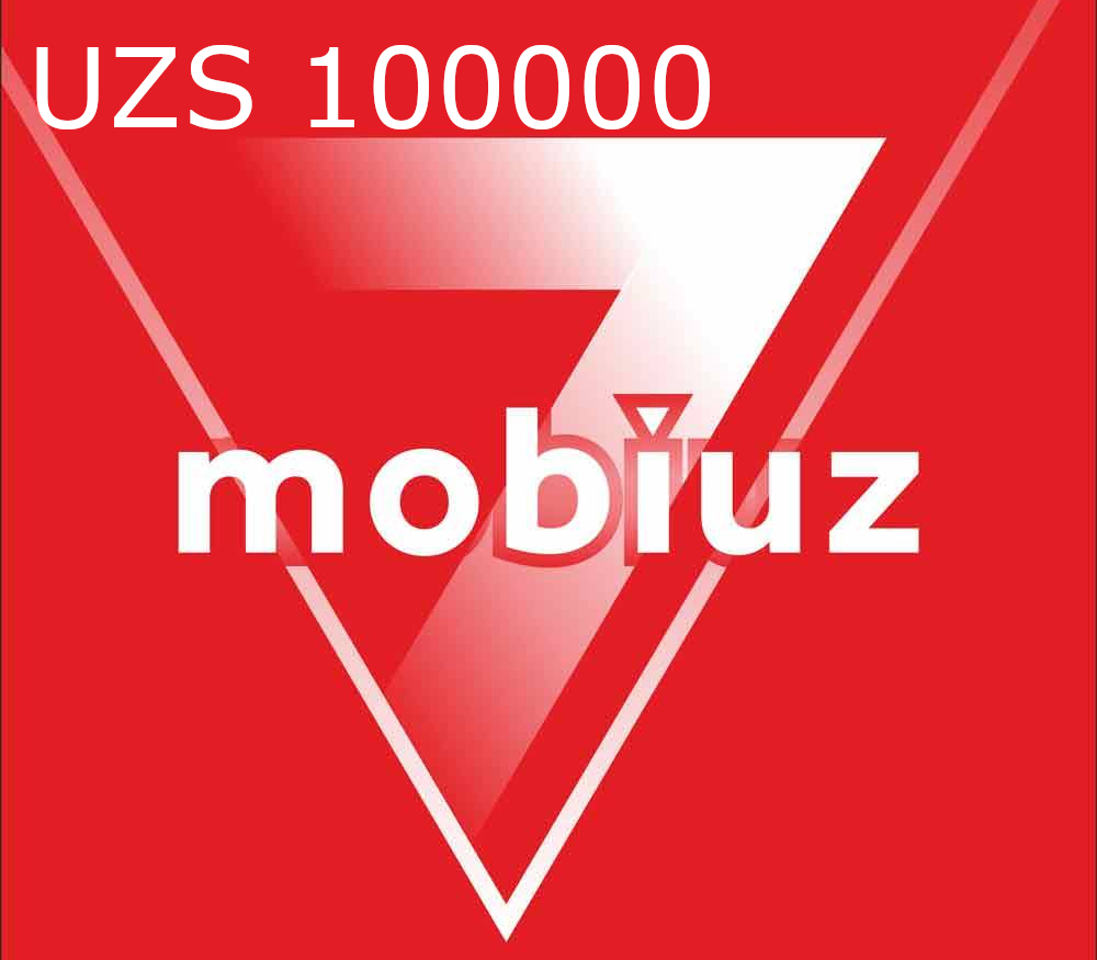 

Mobiuz 100000 UZS Mobile Top-up UZ