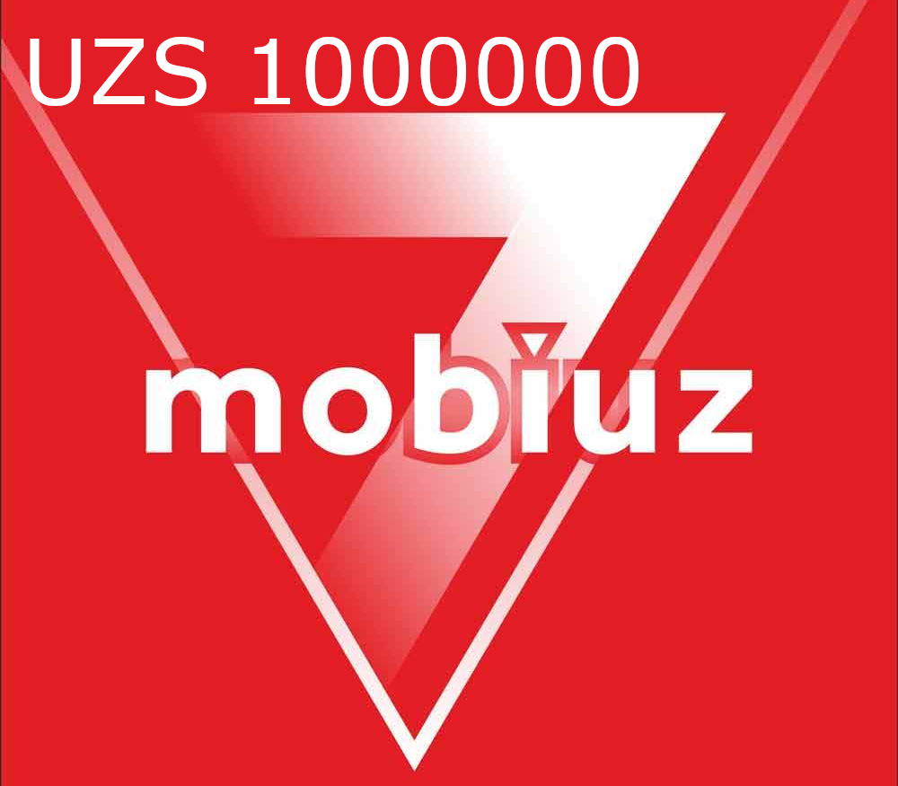 

Mobiuz 1000000 UZS Mobile Top-up UZ