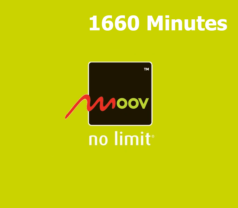 

Moov 1660 Minutes Talktime Mobile Top-up CI