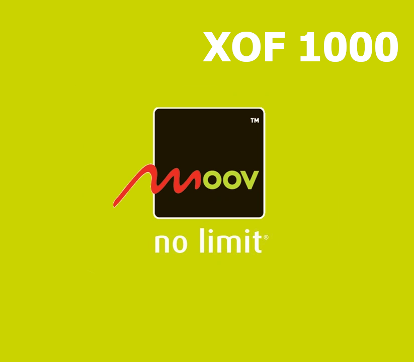 

Moov 1000 XOF Mobile Top-up CI