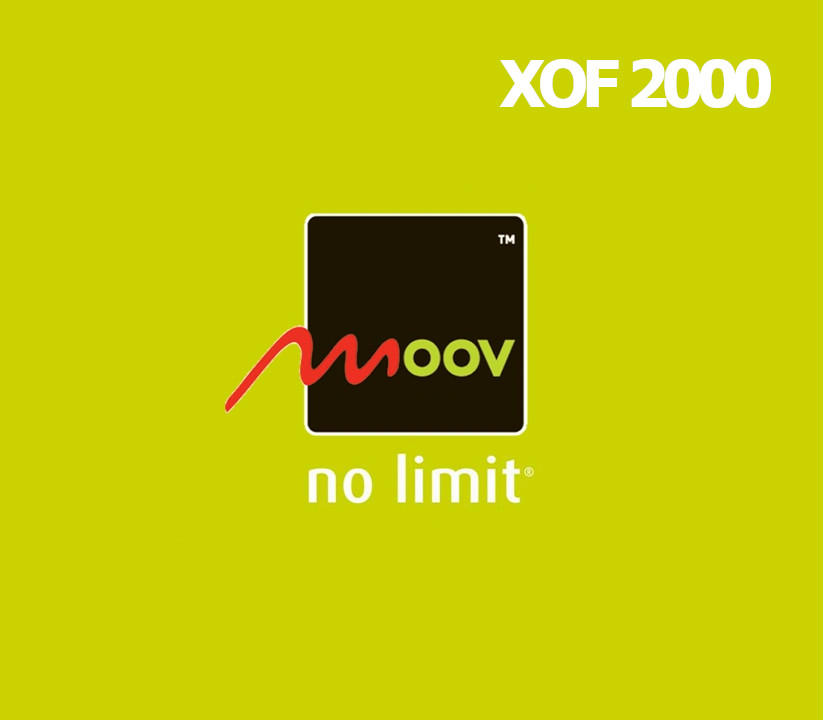 

Moov 2000 XOF Mobile Top-up BJ