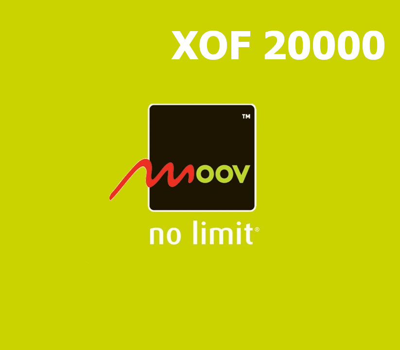 

Moov 20000 XOF Mobile Top-up CI