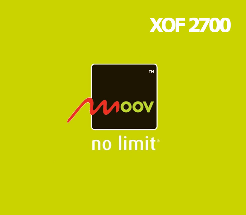 

Moov 2700 XOF Mobile Top-up BJ