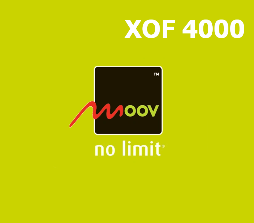 

Moov 4000 XOF Mobile Top-up CI