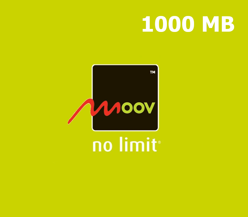 

Moov 1000 MB Data Mobile Top-up CI