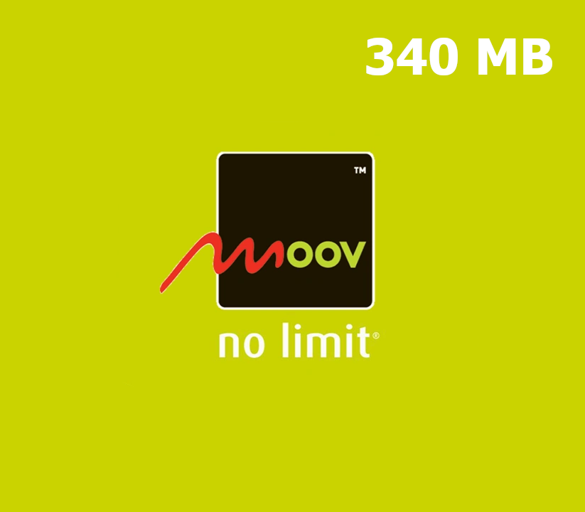 

Moov 340 MB Data Mobile Top-up CI