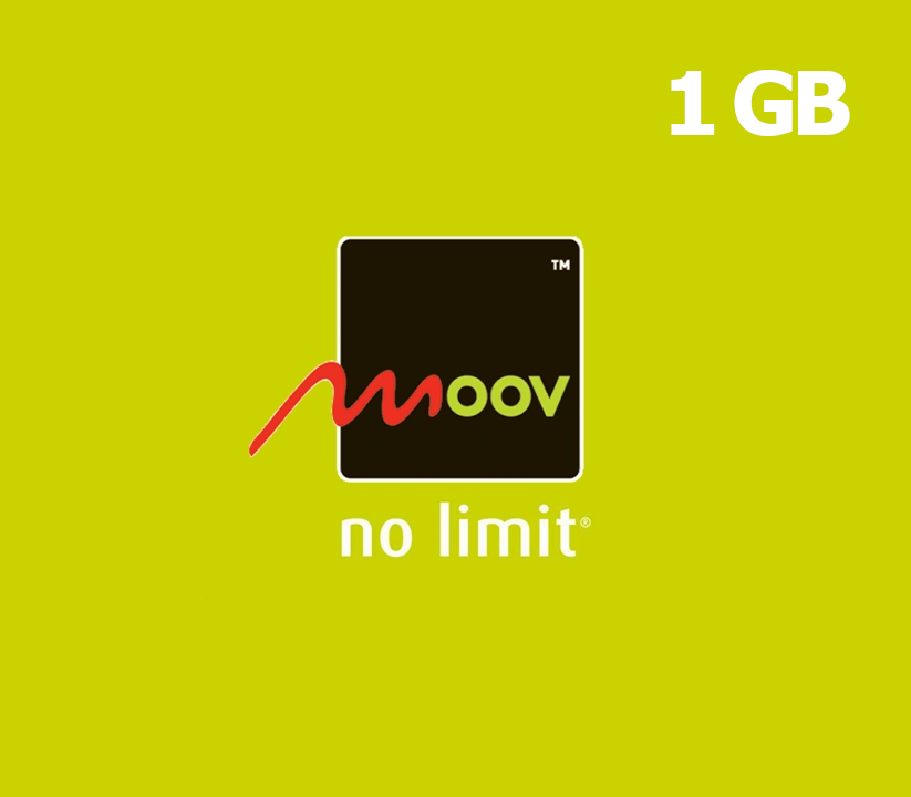 

Moov 1 GB Data Mobile Top-up TD (Valid for 1 day)