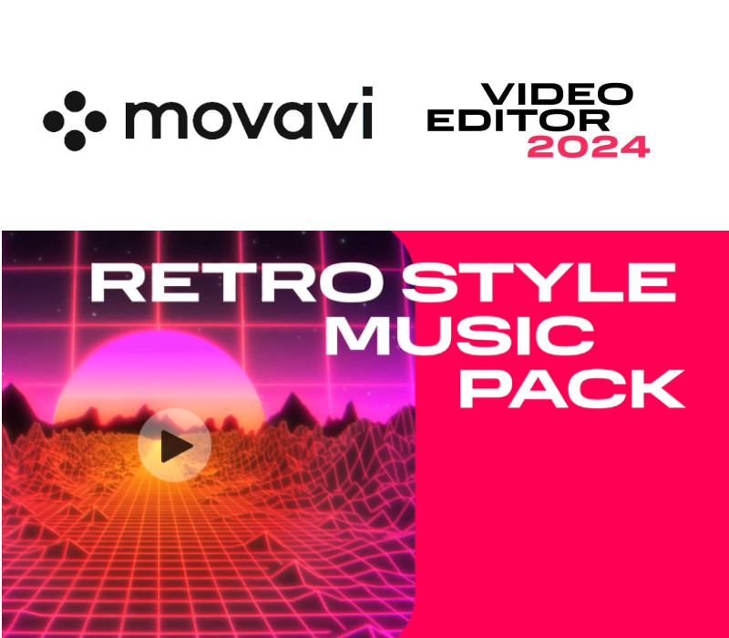 cover Movavi Video Editor 2024 - Retro Style Music Pack DLC Steam