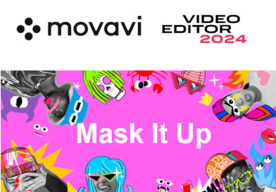 Movavi Video Editor 2024 - Mask It Up Pack DLC Steam CD Key
