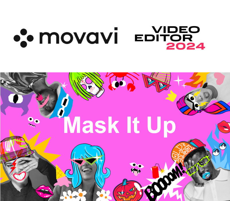 cover Movavi Video Editor 2024 - Mask It Up Pack DLC Steam
