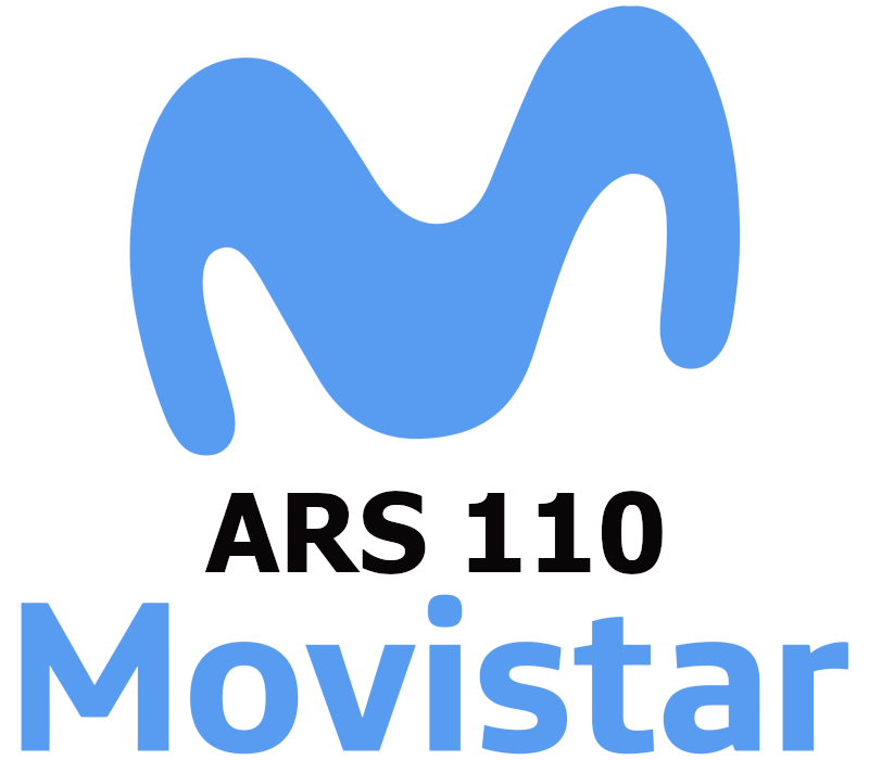 Movistar 110 ARS Mobile Top-up AR