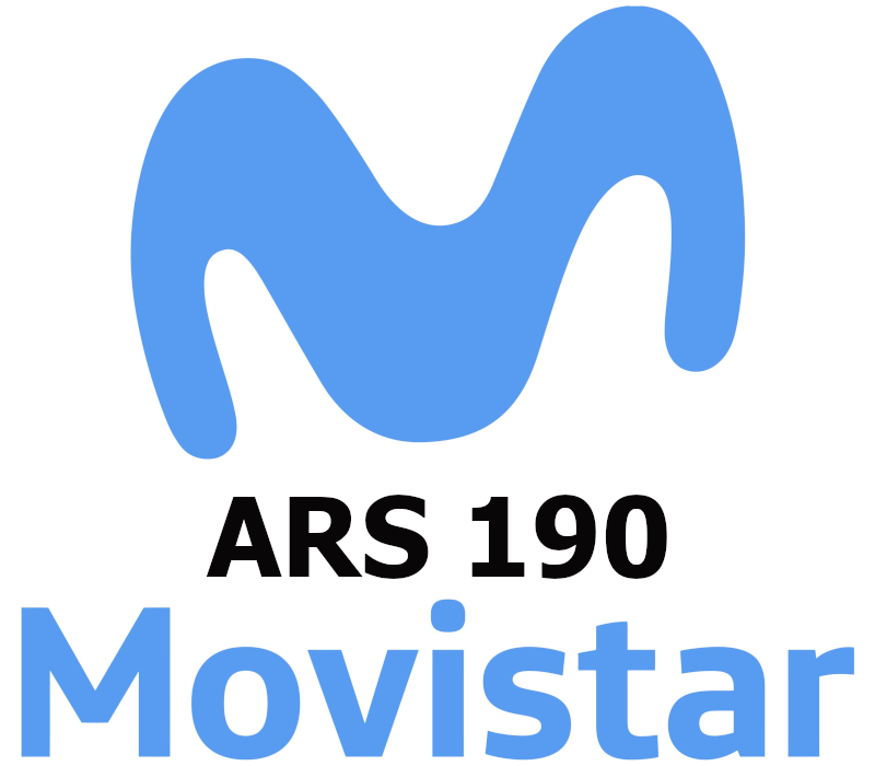 

Movistar 190 ARS Mobile Top-up AR