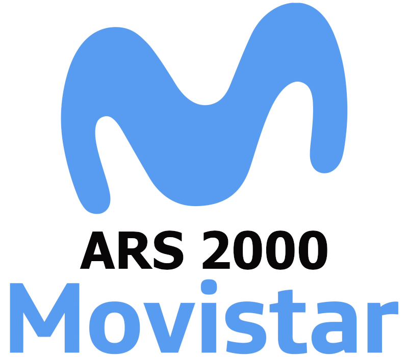 

Movistar 2000 ARS Mobile Top-up AR