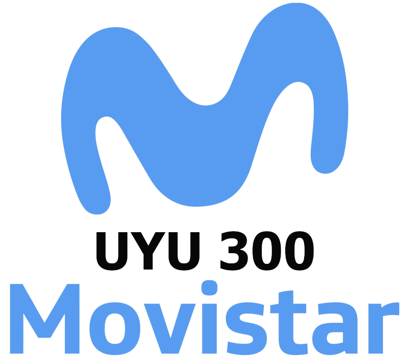 

Movistar 300 UYU Mobile Top-up UY