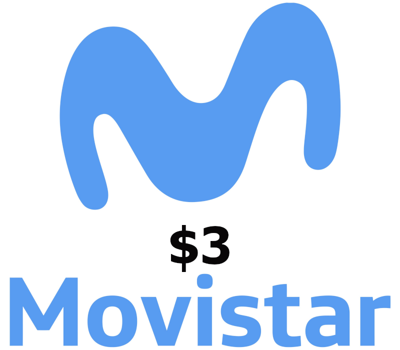 Movistar $3 Mobile Top-up EC