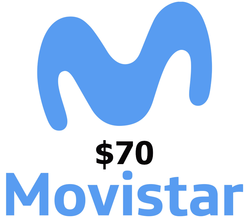 Movistar $70 Mobile Top-up EC